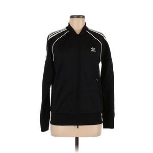 Adidas Essentials Warm-Up Slim 3 Striped Track Jacket Size M - Black